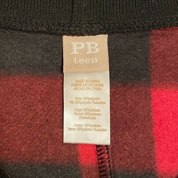 Pottery Barn Teen Red Buffalo Onesie - M/L - NWOT - Picture 2 of 6